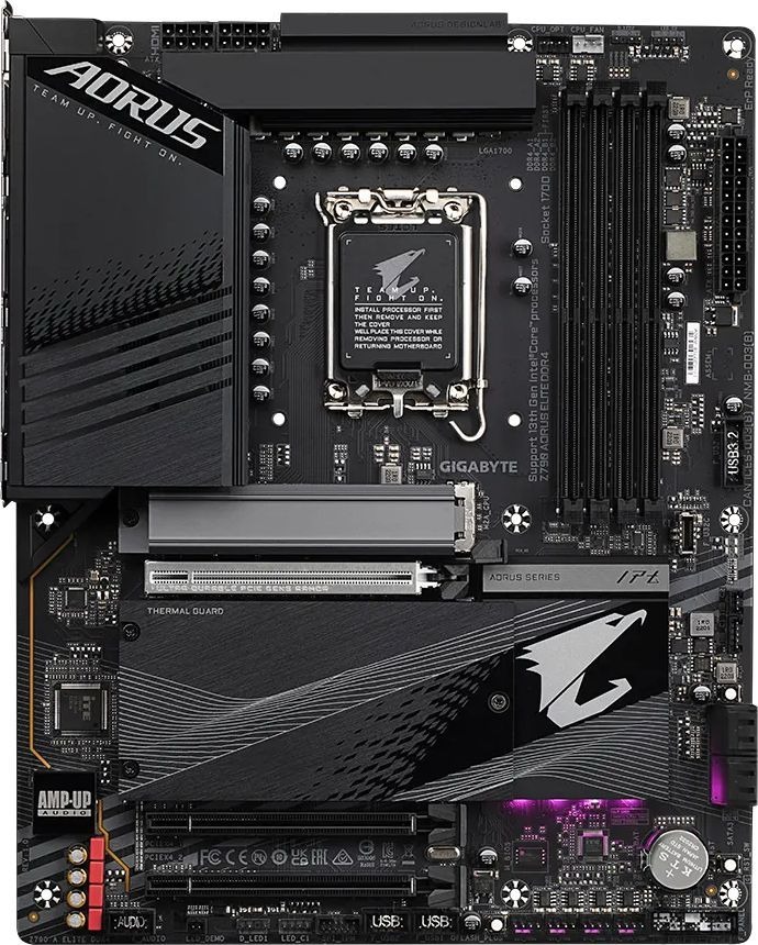 Материнская плата Gigabyte Z790 A ELITE DDR4 Soc-1700 Intel Z790 4xDDR4 ATX AC`97 8ch(7.1) 2.5Gg RAID+HDMI