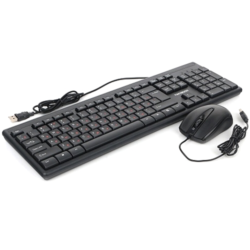 Клавиатура + мышь Гарнизон GKS-126, черный