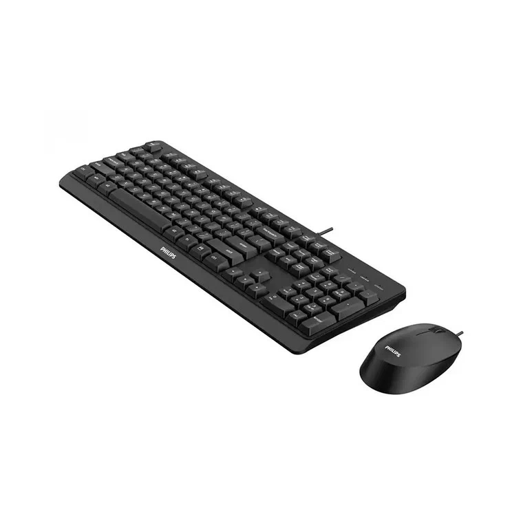 Клавиатура + мышь Philips SPT6207BL чёрный (SPT6207BL/87)