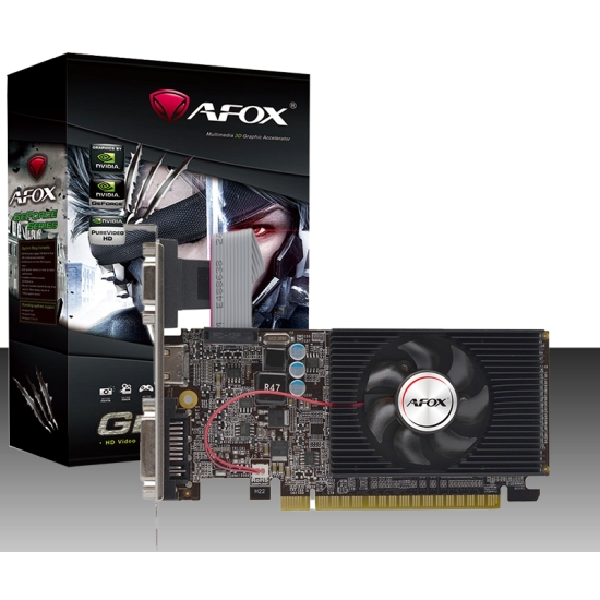 Видеокарта AFOX PCIE16 GT610 2GB DDR3 (AF610-2048D3L7-V6)
