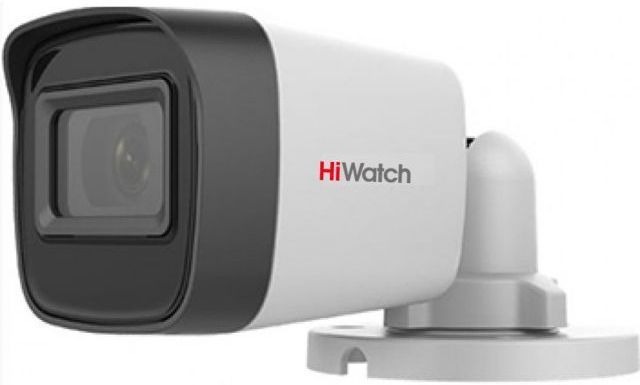 Камера видеонаблюдения аналоговая HIWATCH DS-T500 (С) (3.6 mm), белый