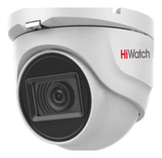 Камера видеонаблюдения аналоговая HIWATCH DS-T803(B) (2.8 mm), белый
