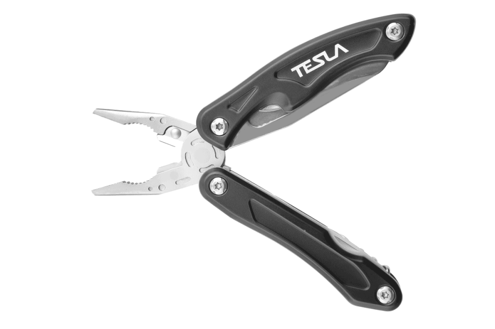 Мультитул TESLA MT5  универсальный, нержавеющая сталь, алюминиевая рукоятка