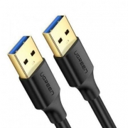 Кабель UGREEN US128 (10370) USB-A 3.0 Male to Male Cable. Длина: 1м. Цвет: черный