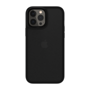 Чехол-накладка SwitchEasy Aero+ на заднюю сторону iPhone 13 Pro Max (6.7"). Материал изделия: 70% поликарбонат, 30% ТПУ. Размер изделия: 167*85*13 мм. Цвет: черный.
