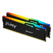 16GB Kingston DDR5 6000 DIMM FURY Beast RGB EXPO Gaming Memory KF560C36BBEAK2-16 Non-ECC,  CL36 , 1.35V, (Kit of 2) 1RX16 36-38-38  288-pin 16Gbit, RTL