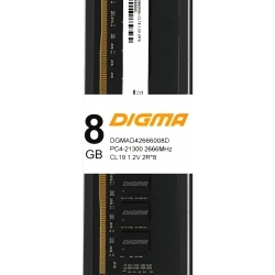Модуль памяти Digma DDR4 8Gb 2666MHz (DGMAD42666008D)