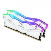 32GB Team Group DDR5 5200 DIMM T-FORCE DELTA RGB White Gaming Memory FF4D532G5200HC40CDC01 Non-ECC 16GBx2 CL40 1.25V RTL (660984)