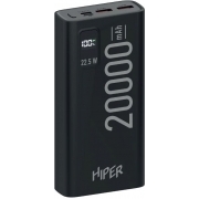 Мобильный аккумулятор Hiper 20000mAh черный (EP 20000 BLACK)