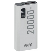 Мобильный аккумулятор Hiper 20000mAh белый (EP 20000 WHITE)