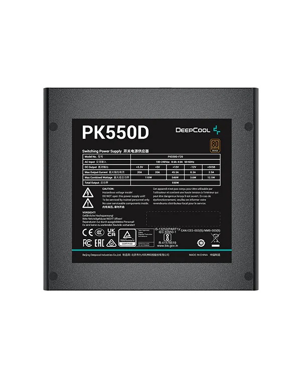 Блок питания Deepcool PK550D 550W
