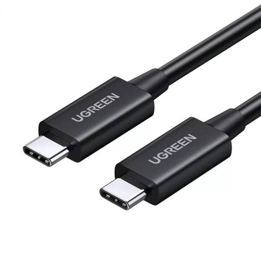 Кабель UGREEN US501 (60621) USB-C to USB-C Thunderbolt 4 40Gbps 100W Data Cable. Длина 2 м. Цвет: черный