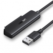 Конвертер UGREEN CM321 (70609) USB-A to 2.5-Inch SATA Converter. Длина 50 см. Цвет: черный