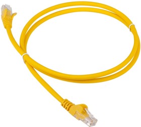 Патч-корд LANMASTER LAN-PC45/U5E-10-YL желтый