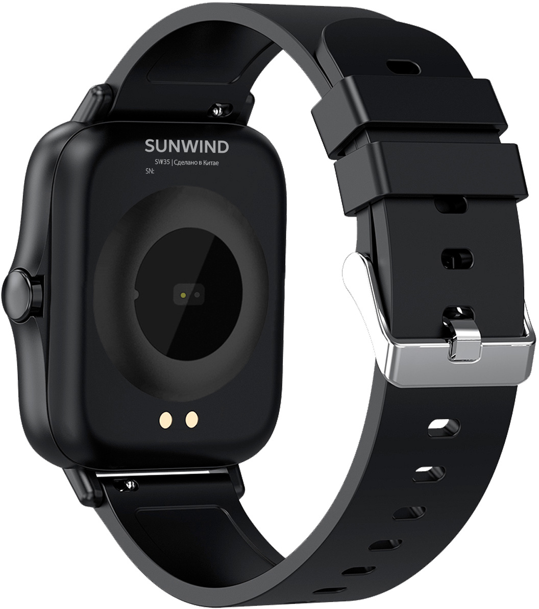 Смарт-часы SunWind SW35, черный 
