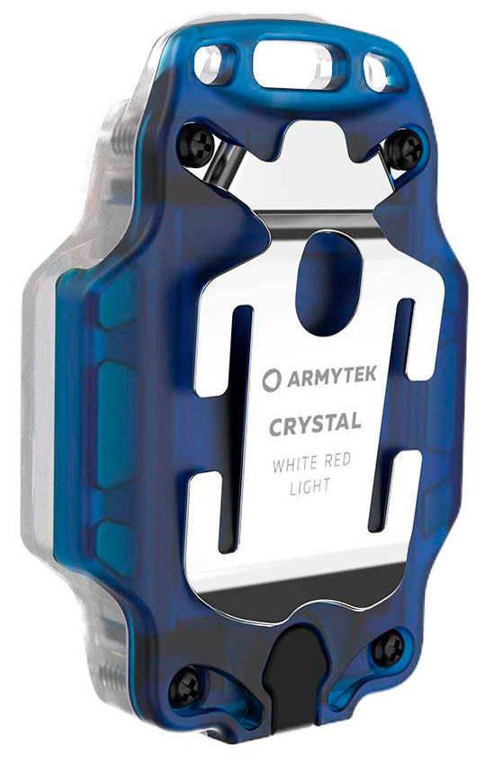 Фонарь Armytek Crystal прозрачный/синий лам.:светодиод. (F07001B)