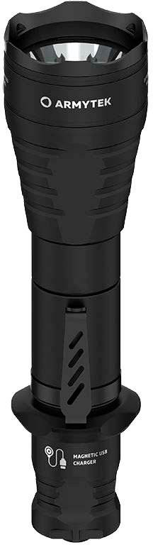 Фонарь такт. Armytek Predator Pro Magnet USB черный/белый лам.:светодиод. (F07301C)