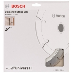 Диск алмазный Bosch ECO Universal (2608615031) d=230мм d(посад.)=22.23мм (угловые шлифмашины)