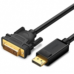 Кабель UGREEN DP103 (10221) DP Male to DVI Male Cable. Длина: 2м. Цвет: черный
