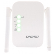 Повторитель беспроводного сигнала Digma D-WR310 белый