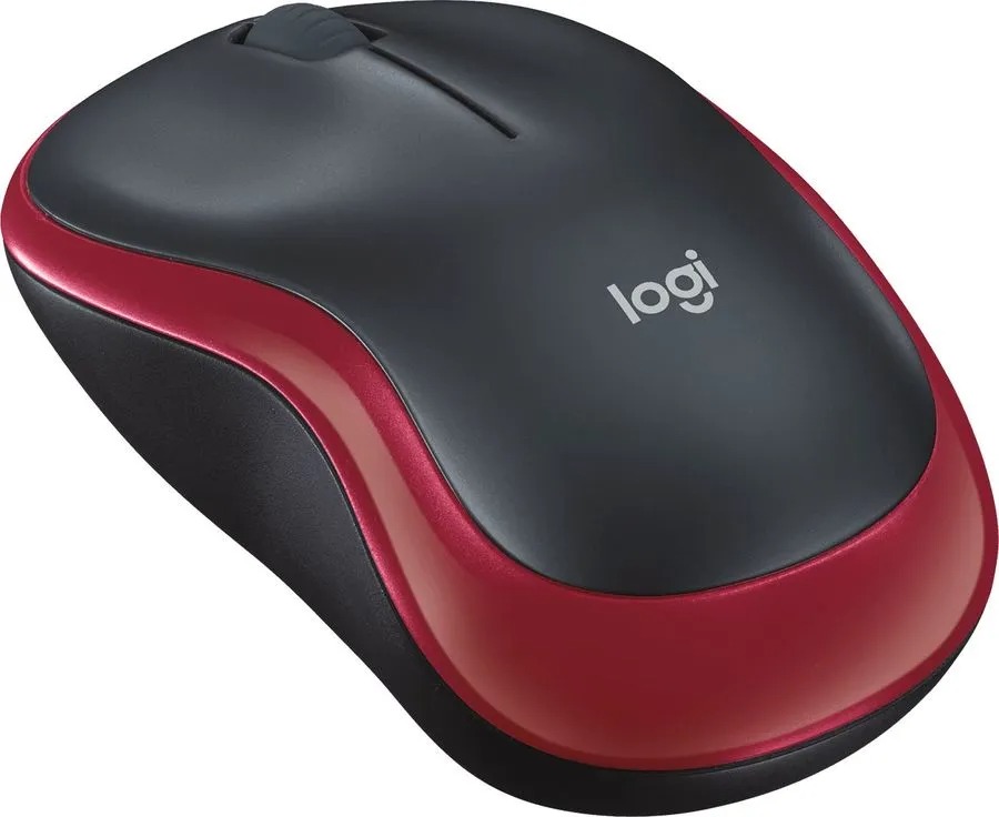 Мышь Logitech M185, красный 