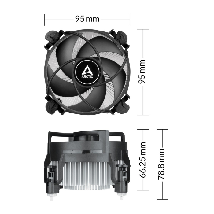 Вентилятор для процессора Arctic Alpine 17 CO socket Intel 1700 (ACALP00041A)