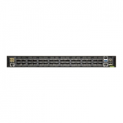 9716-32D-O-AC-F Edge-corE AS9716-32D, 32-Port 400G QSFP56-DD switch, ONIE software installer, Broadcom Tomahawk3 12.8 Tbps,Intel Xeon® Processor D1518, dual AC PSUs and Fan Modules with port-to-power airflow, rack mount kit (front and back) included, 3-y