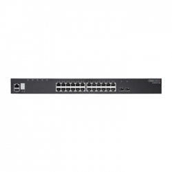 ECS4620-28P Edge-corE 24 x GE + 2 x 10G SFP+ ports + 1 x expansion slot (for dual 10G SFP+ ports) L3 Stackable Switch, w/ 1 x RJ45 console port, 1 x USB type A storage port, RPU connector, Stack up to 4 units,PoE Budget max. 410W