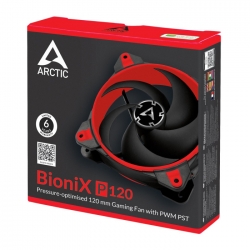 Вентилятор корпусной ARCTIC BioniX P120 (Red) PWM 200 - 2 100 RPM - retail (ACFAN00115A)