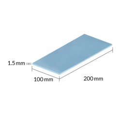 Термопрокладка Arctic Thermal pad  200x100mm, 1.5mm  - 2 Pack TP-3 (ACTPD00060A)