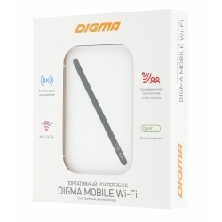 Модем Digma Mobile WiFi DMW1967, белый