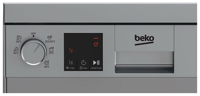 Посудомоечная машина Beko DVS050R02S серебристый