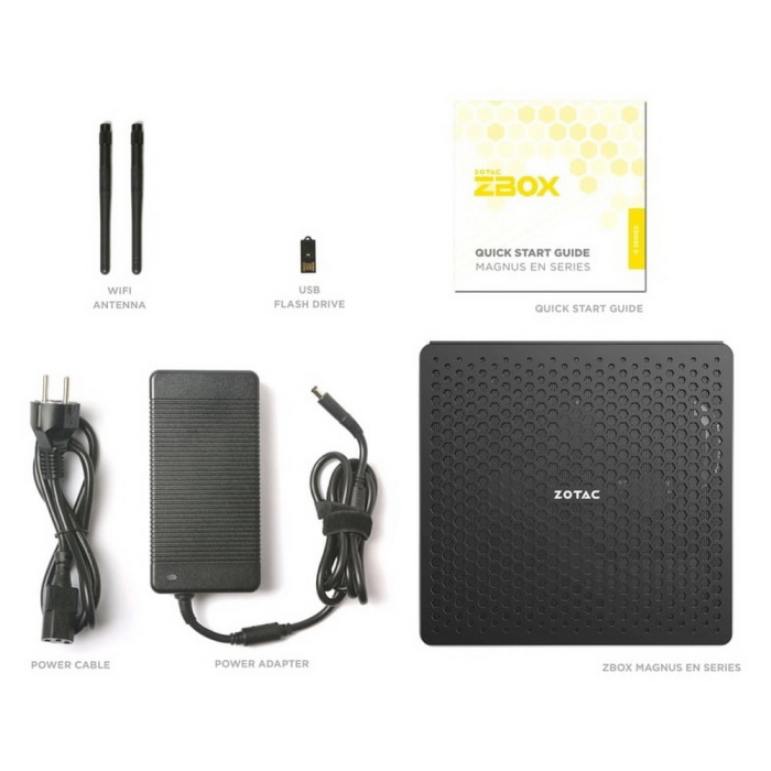 ZBOX-EN173070C-BE Barebone, NVIDIA RTX3070 Laptop, Intel i7-11800H, 2x DDR4 SODIMM slots, M.2 SSD SLOT, 2.5