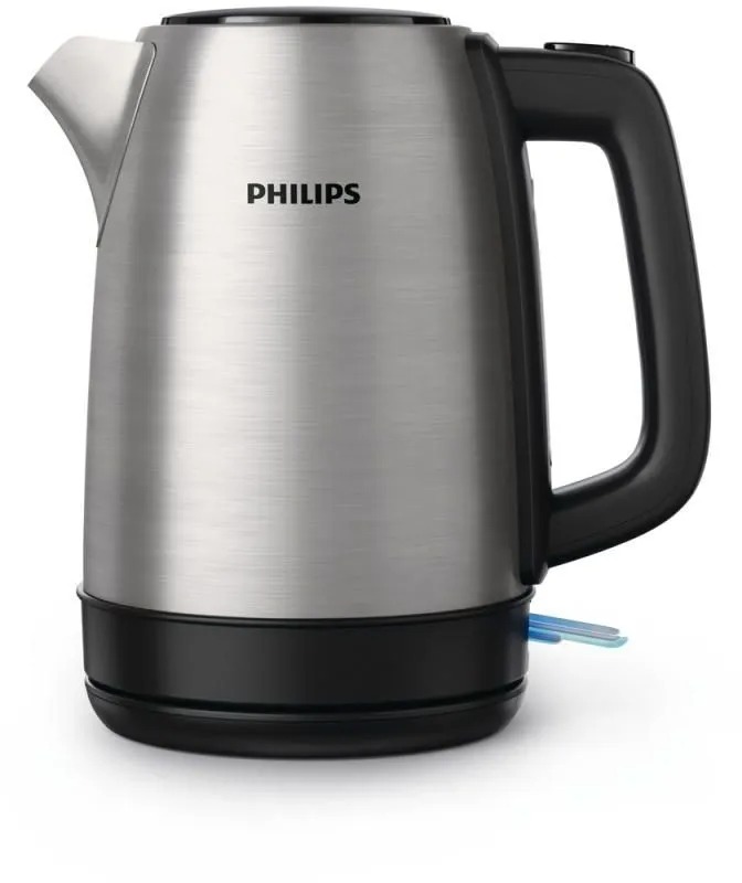 Чайник электрический Philips HD9350/90 1.7л. 1850Вт, серебристый/черный 