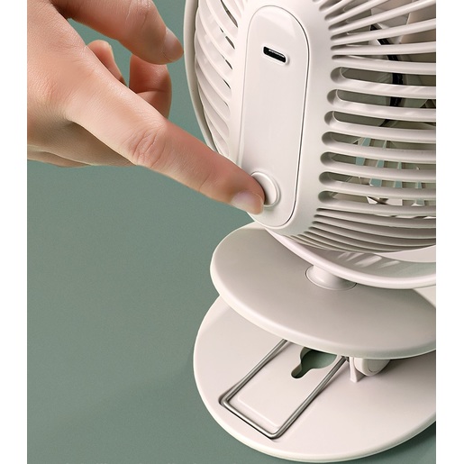 Вентилятор UGREEN LP308 (80907) Multifunctional Desk Fan. Цвет: светло-бежевый