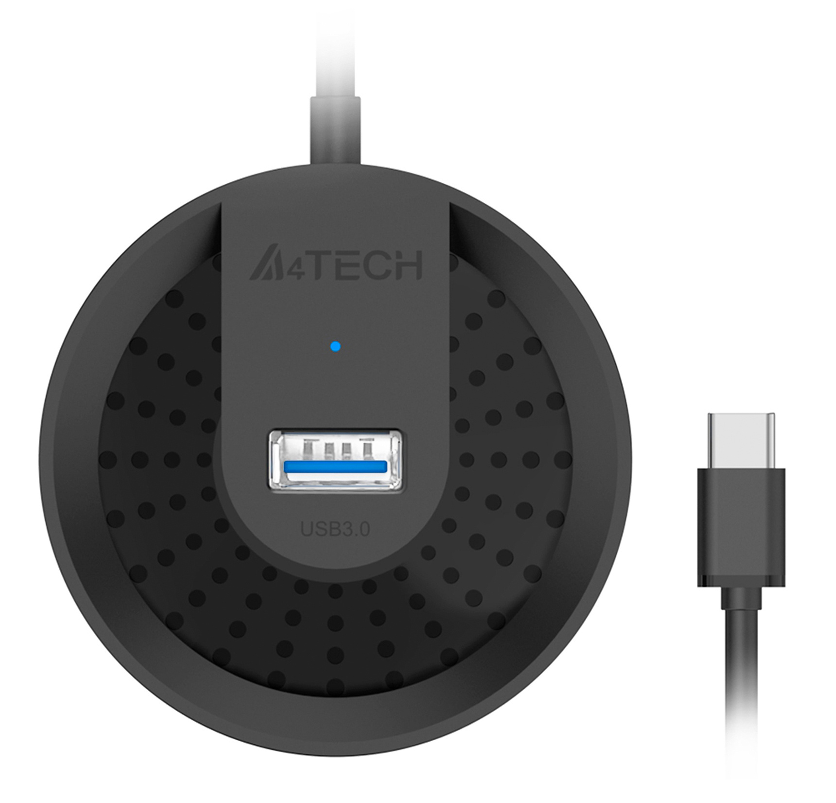 Разветвитель USB 3.0 A4Tech HUB-30C, черный
