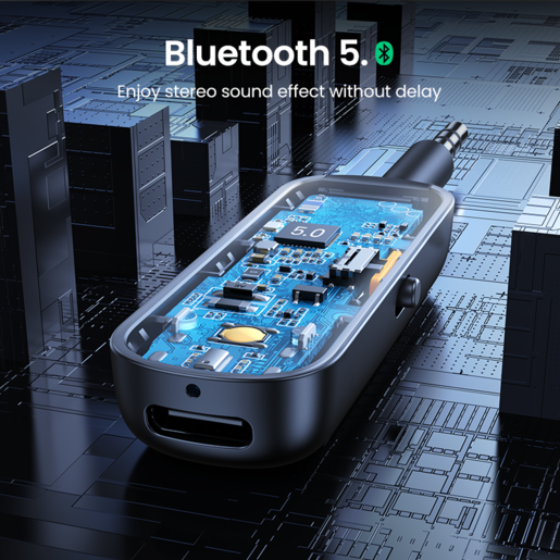 Адаптер Bluetooth приемник/передатчик UGREEN CM403 (80893) Bluetooth Receiver&Transmitter. Цвет: черный