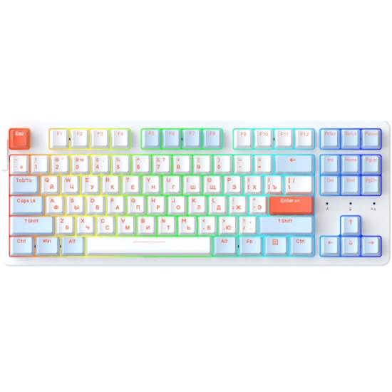 Клавиатура Dareu голубой/белый (A87X Blue-White)