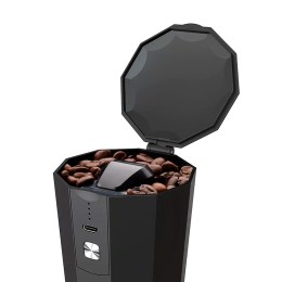 Кофемолка Circle Joy Electric Coffee Grinder (CJ-EG05 Black-Silver RUS), черно-серебристая