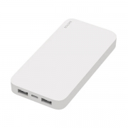 Внешний аккумулятор SOLOVE 20000mAh 18W Quick Charge 3.0. Dual USB с 2xUSB (003M White RUS), белый