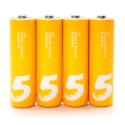 Батарейки алкалиновые ZMI Rainbow Zi5 типа AA (уп. 4 шт), 4xAA5 , желтые