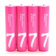 Батарейки алкалиновые ZMI Rainbow Zi7 типа AAA (уп. 4 шт), 4xAA7, розовые
