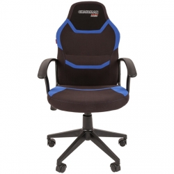 Офисное кресло Chairman game 9 Россия ткань черно/синий (7104730)