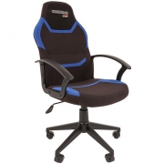 Офисное кресло Chairman game 9 Россия ткань черно/синий (7104730)