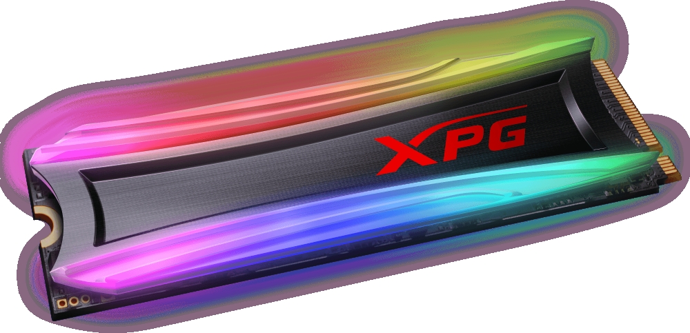 SSD накопитель M.2 2280 ADATA XPG SPECTRIX S40G RGB 4TB (AS40G-4TT-C)