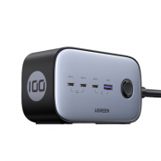 Сетевое зарядное устройство UGREEN CD270 (60167) DigiNest Pro 100W USB-C Charging Station100W c 3* USB-C b 1*USB-A. Цвет: серый космос