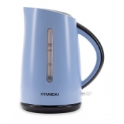 Чайник электрический Hyundai HYK-P2028 1.7л. 2200Вт, голубой/серый