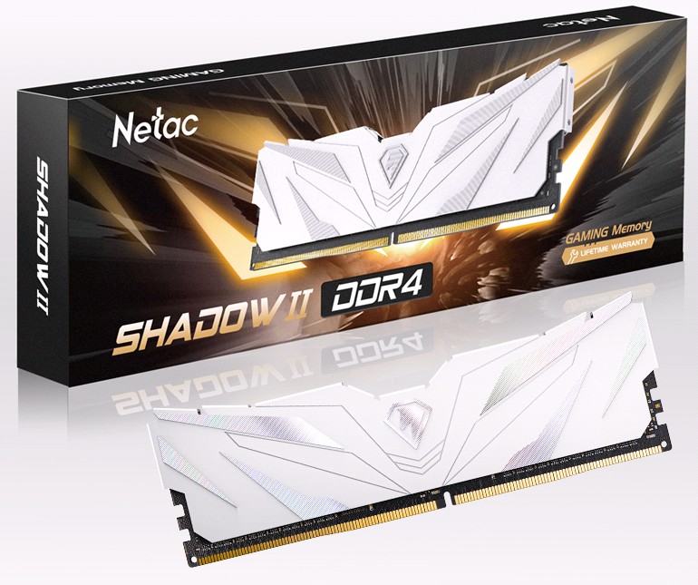 Оперативная память Netac Shadow II DDR4 8GB 3200MHz (NTSWD4P32SP-08W)
