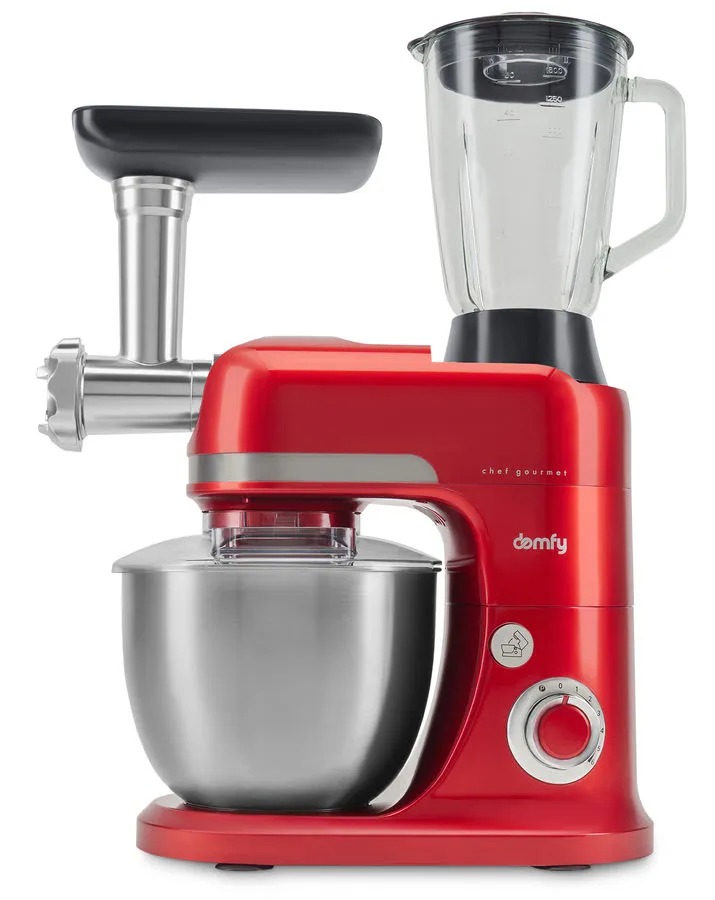 Кухонная машина Domfy DSС-KM502, красный