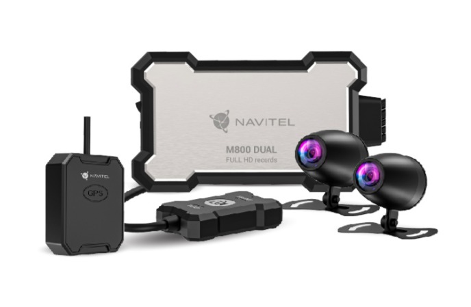 Видеорегистратор Navitel M800 DUAL Moto, черный 
